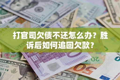 北京打官司欠债不还怎么办？胜诉后如何追回欠款？