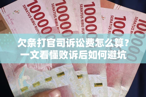 北京欠条打官司诉讼费怎么算？一文看懂败诉后如何避坑